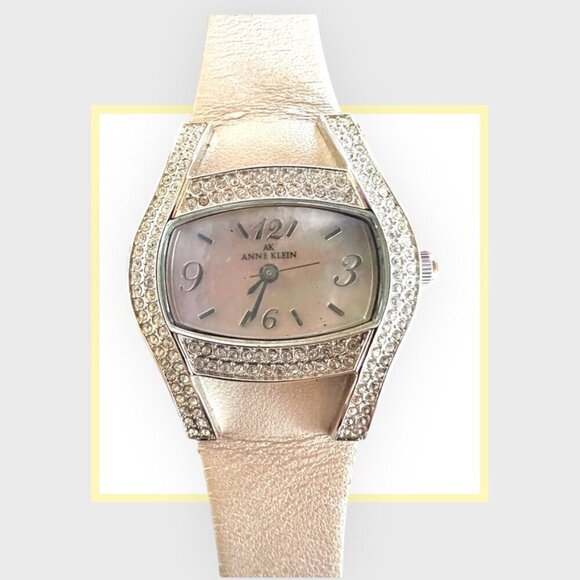 Anne Klien Pink and Crystal watch - Picture 1 of 2
